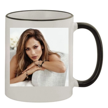 Jennifer Lopez 11oz Colored Rim & Handle Mug