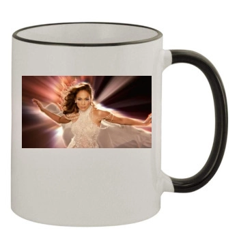 Jennifer Lopez 11oz Colored Rim & Handle Mug