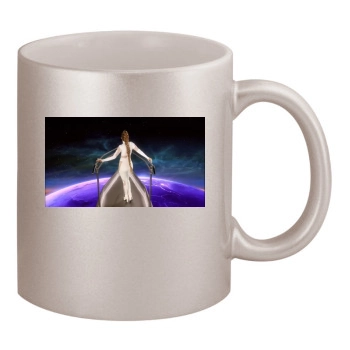 Jennifer Lopez 11oz Metallic Silver Mug