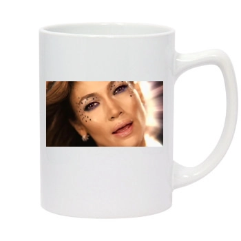 Jennifer Lopez 14oz White Statesman Mug