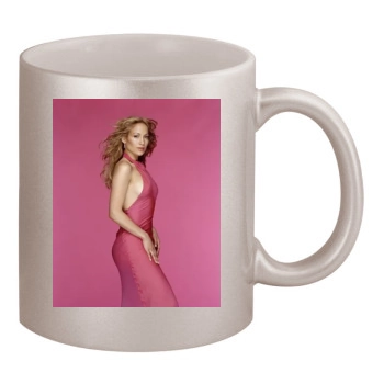 Jennifer Lopez 11oz Metallic Silver Mug