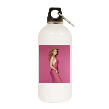 Jennifer Lopez White Water Bottle With Carabiner