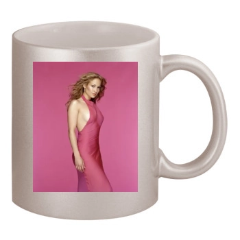 Jennifer Lopez 11oz Metallic Silver Mug