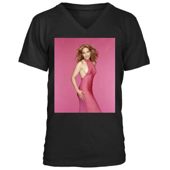 Jennifer Lopez Men's V-Neck T-Shirt