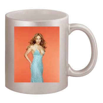 Jennifer Lopez 11oz Metallic Silver Mug