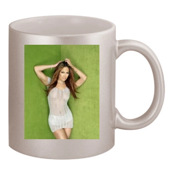 Jennifer Lopez 11oz Metallic Silver Mug