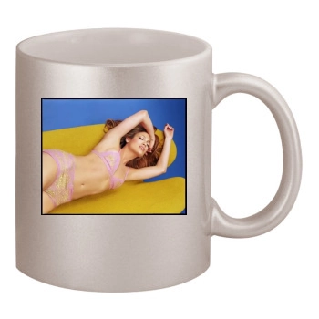 Jennifer Lopez 11oz Metallic Silver Mug