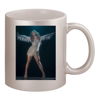 Jennifer Lopez 11oz Metallic Silver Mug