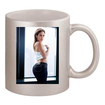 Jennifer Lopez 11oz Metallic Silver Mug