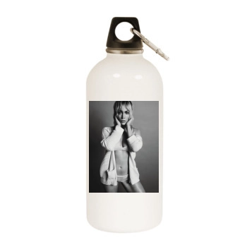 Jennifer Lopez White Water Bottle With Carabiner