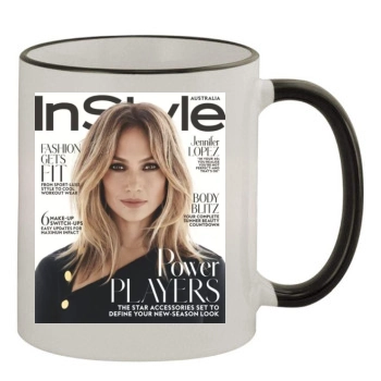 Jennifer Lopez 11oz Colored Rim & Handle Mug