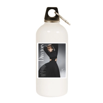 Jennifer Lopez White Water Bottle With Carabiner