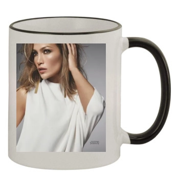 Jennifer Lopez 11oz Colored Rim & Handle Mug