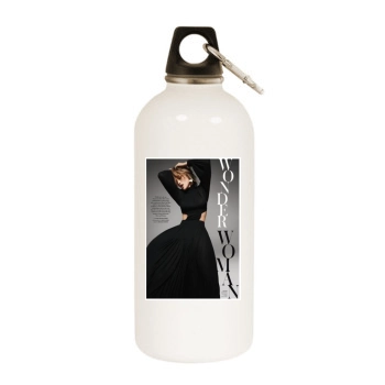 Jennifer Lopez White Water Bottle With Carabiner