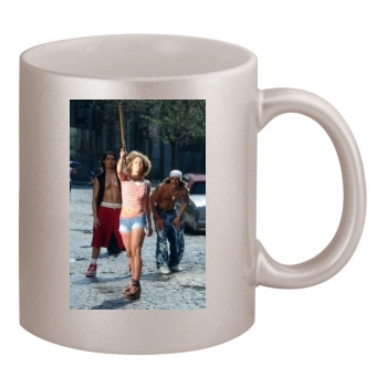 Jennifer Lopez 11oz Metallic Silver Mug