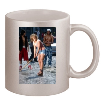 Jennifer Lopez 11oz Metallic Silver Mug