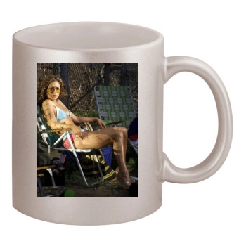 Jennifer Lopez 11oz Metallic Silver Mug