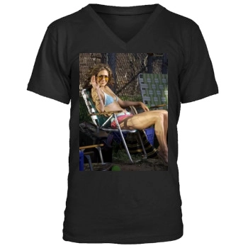 Jennifer Lopez Men's V-Neck T-Shirt