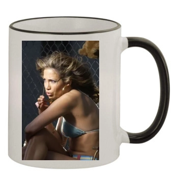 Jennifer Lopez 11oz Colored Rim & Handle Mug