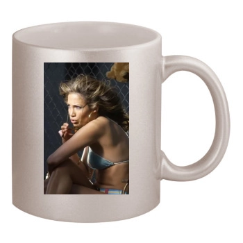 Jennifer Lopez 11oz Metallic Silver Mug