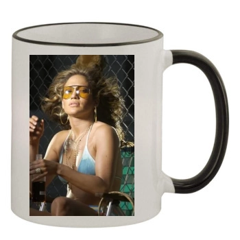 Jennifer Lopez 11oz Colored Rim & Handle Mug