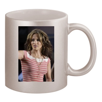 Jennifer Lopez 11oz Metallic Silver Mug