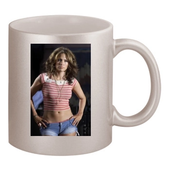 Jennifer Lopez 11oz Metallic Silver Mug