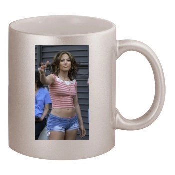 Jennifer Lopez 11oz Metallic Silver Mug