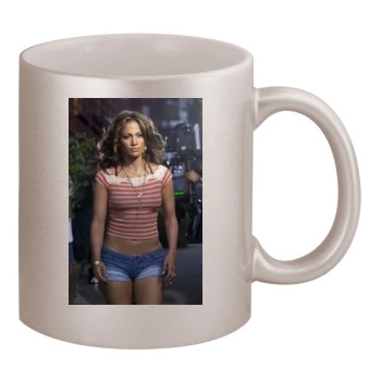 Jennifer Lopez 11oz Metallic Silver Mug