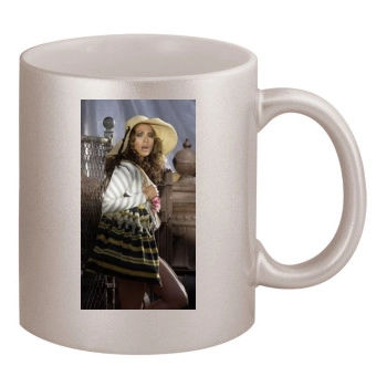 Jennifer Lopez 11oz Metallic Silver Mug