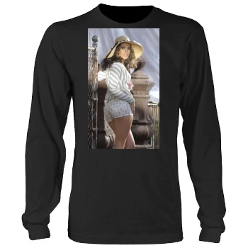 Jennifer Lopez Men's Heavy Long Sleeve TShirt