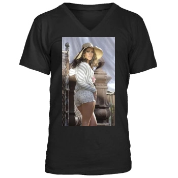 Jennifer Lopez Men's V-Neck T-Shirt