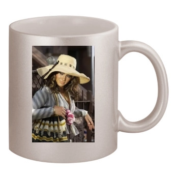 Jennifer Lopez 11oz Metallic Silver Mug