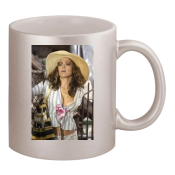 Jennifer Lopez 11oz Metallic Silver Mug