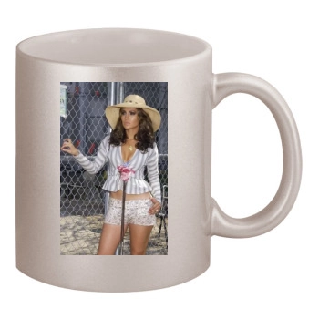 Jennifer Lopez 11oz Metallic Silver Mug