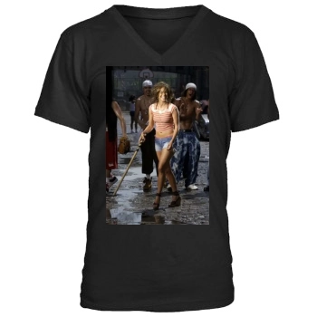 Jennifer Lopez Men's V-Neck T-Shirt