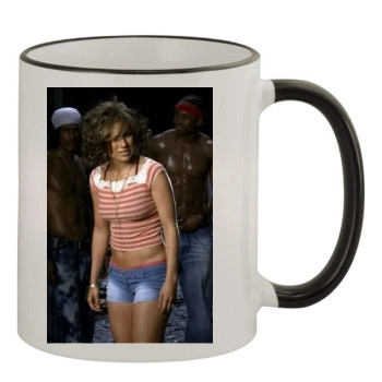 Jennifer Lopez 11oz Colored Rim & Handle Mug