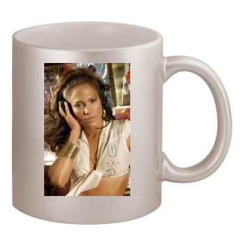 Jennifer Lopez 11oz Metallic Silver Mug