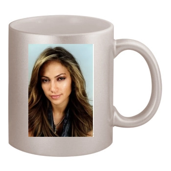 Jennifer Lopez 11oz Metallic Silver Mug