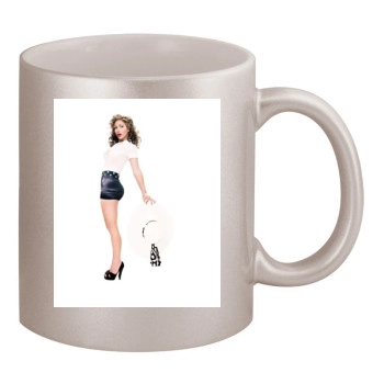 Jennifer Lopez 11oz Metallic Silver Mug