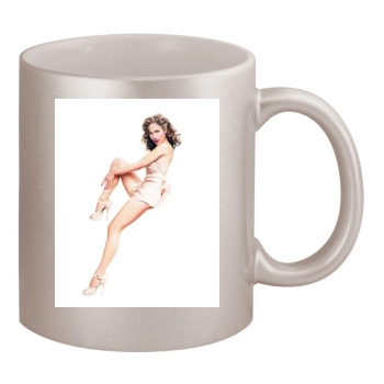 Jennifer Lopez 11oz Metallic Silver Mug