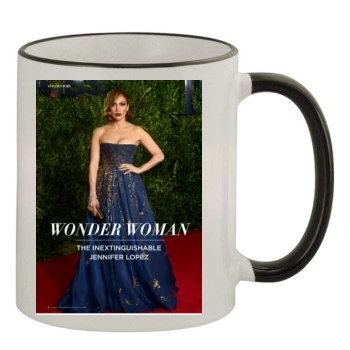 Jennifer Lopez 11oz Colored Rim & Handle Mug