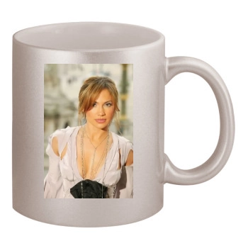 Jennifer Lopez 11oz Metallic Silver Mug