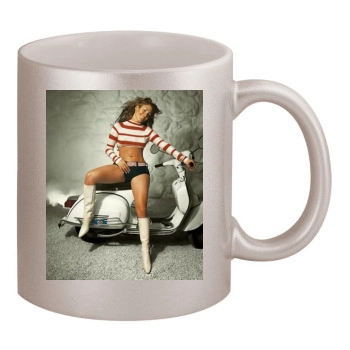 Jennifer Lopez 11oz Metallic Silver Mug