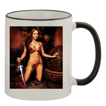 Jennifer Lopez 11oz Colored Rim & Handle Mug