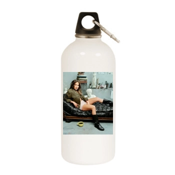 Jennifer Lopez White Water Bottle With Carabiner