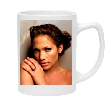 Jennifer Lopez 14oz White Statesman Mug