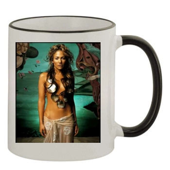 Jennifer Lopez 11oz Colored Rim & Handle Mug