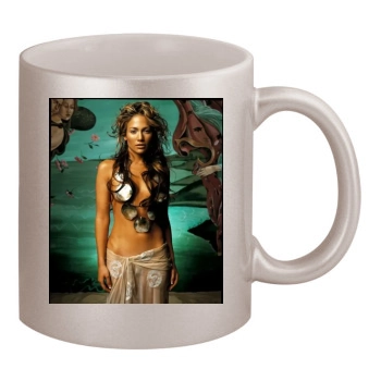 Jennifer Lopez 11oz Metallic Silver Mug