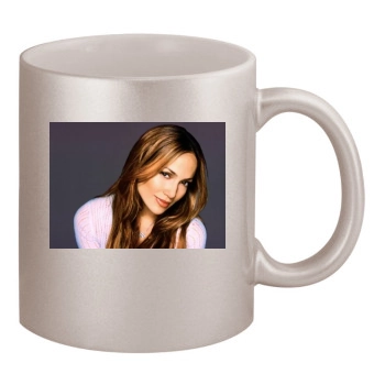 Jennifer Lopez 11oz Metallic Silver Mug